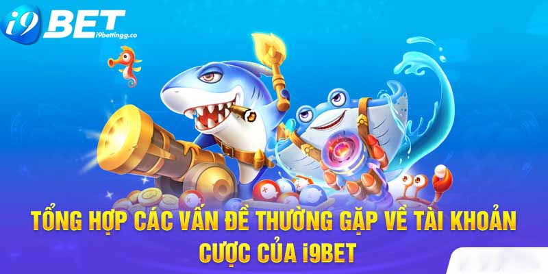Tổng hợp các vấn đề thường gặp về tài khoản cược của I9Bet