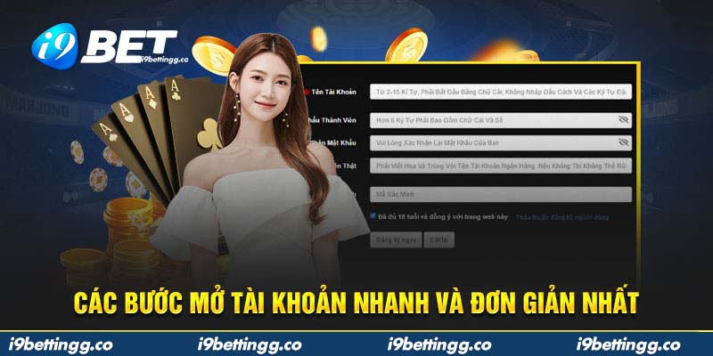 Các bước mở acc nhanh và đơn giản nhất